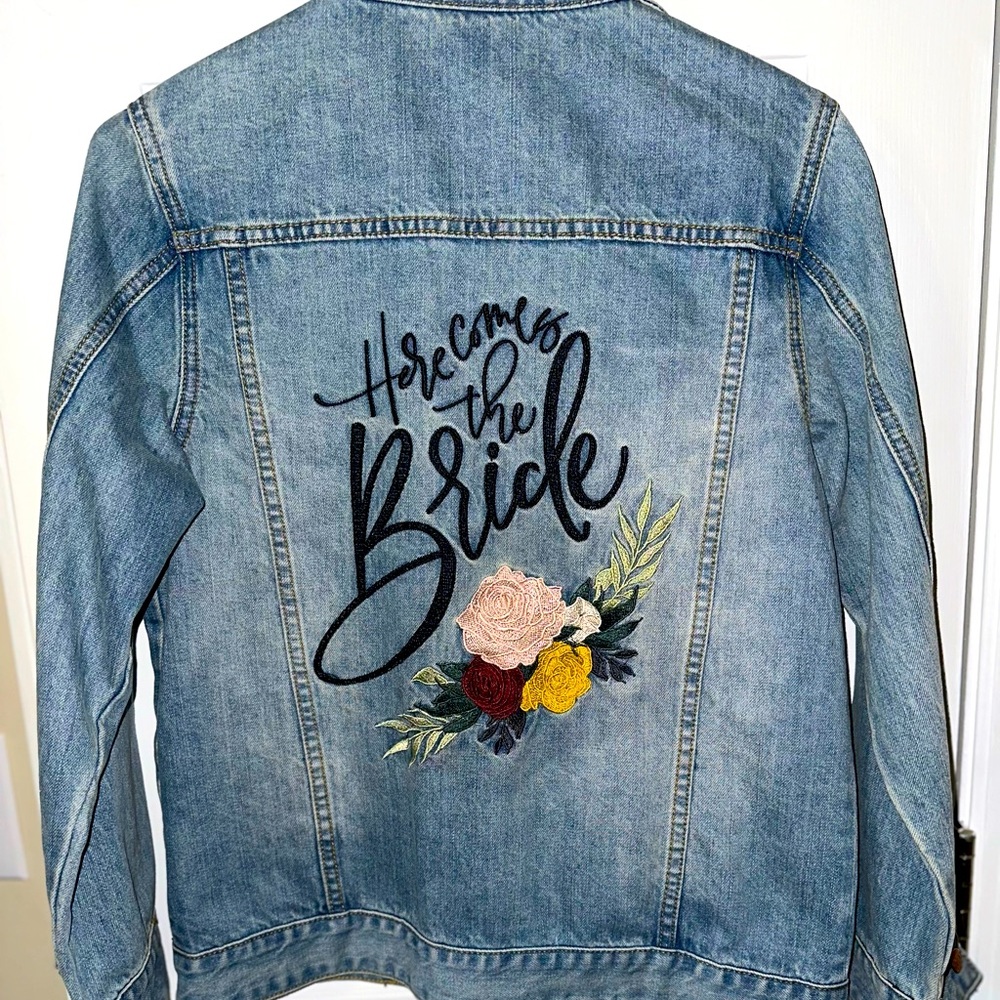 Here Comes the Bride Jean Jacket!!